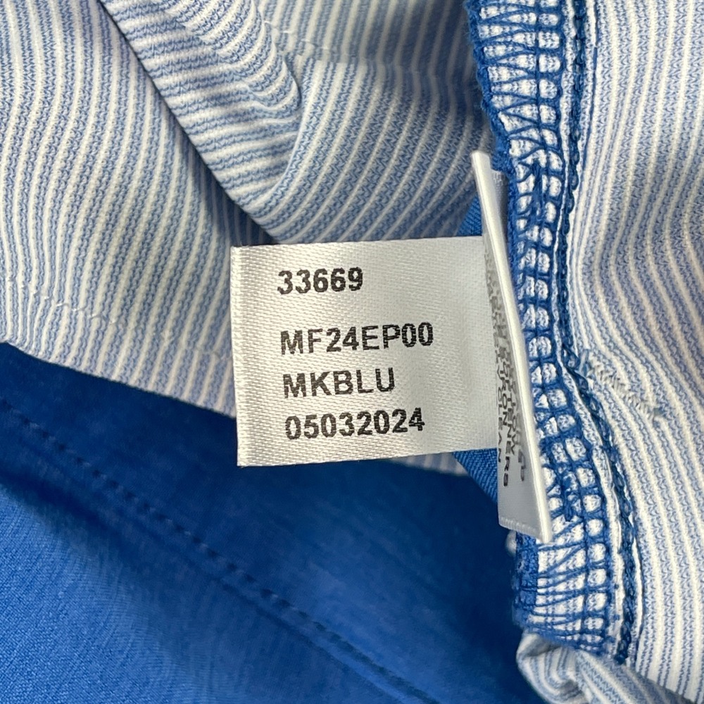 Peter Millar Shackleford Shorts Mens 35 Blue Performance Classic Fit MF24EP00 - Picture 8 of 14